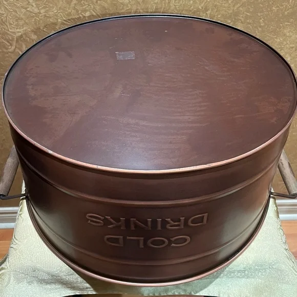Rustic Copper Beverage Ice Tub - Picture 7 of 7